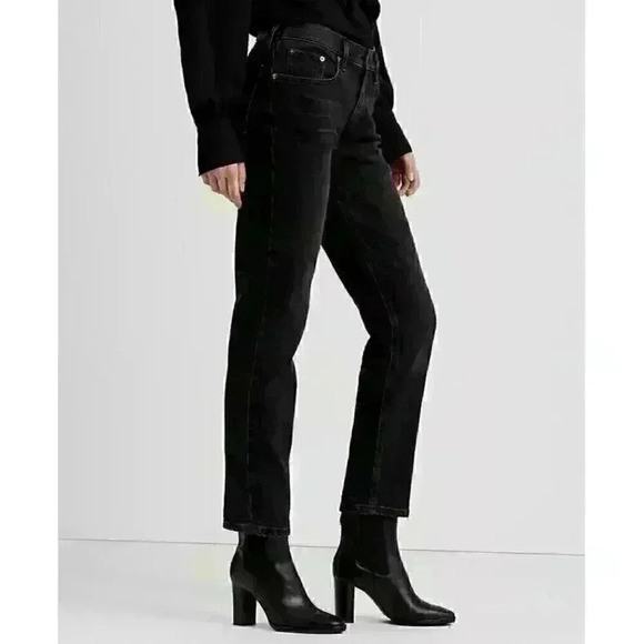 NEW! Lauren Ralph Lauren Women's Relaxed Tapered Ankle Jeans - Picture 4 of 6
